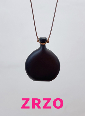 ZRZO简约木质水壶编绳项链