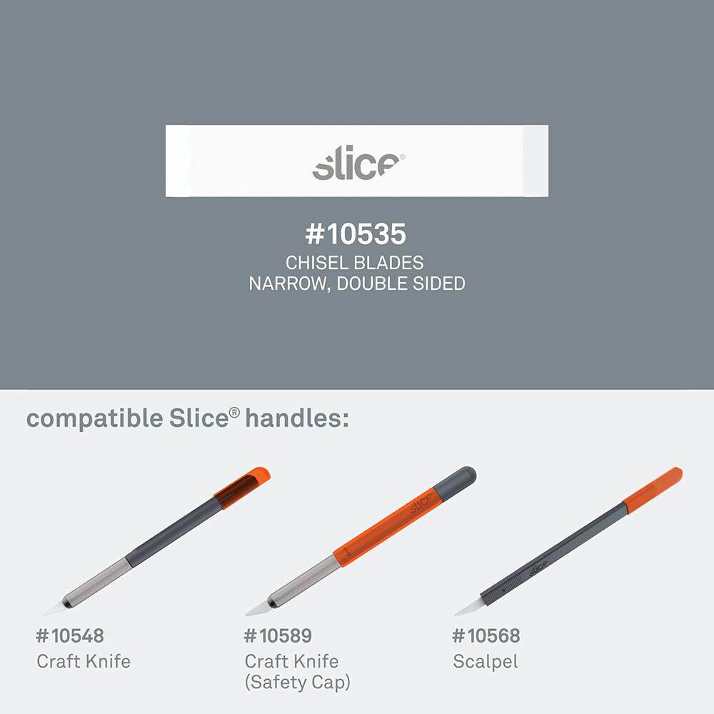 美国SLICE 10535绝缘耐磨壁纸刀刀片 不生锈陶瓷矩形刀片不黏刀片