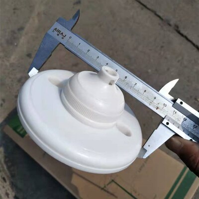 荧光灯支架吊装线盒塑料单双灯管吊链底座86型暗装吊灯挂链盒现货