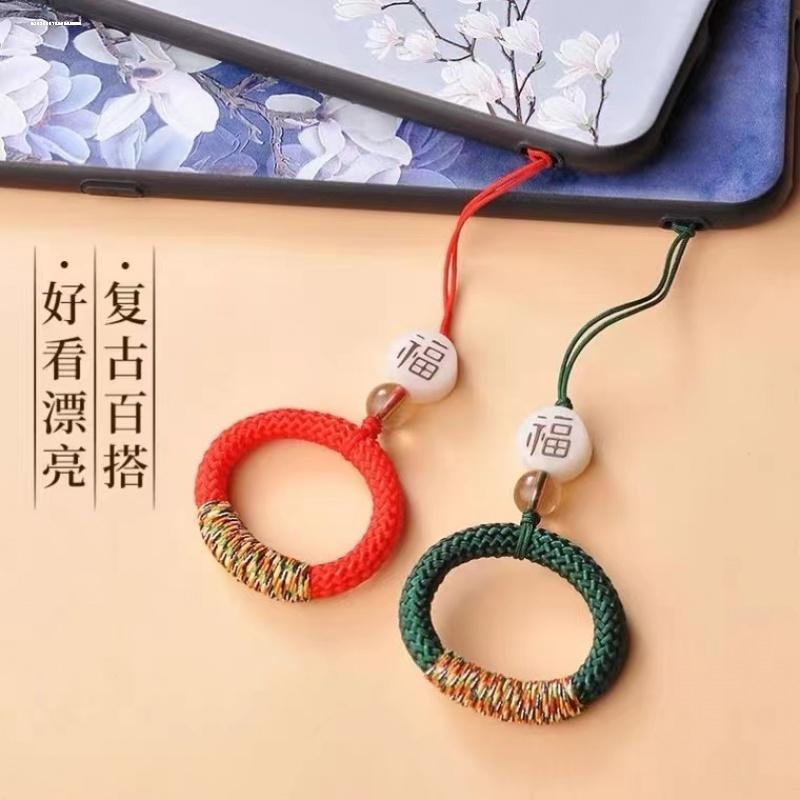 手工编织手机链挂件绳短款指环扣