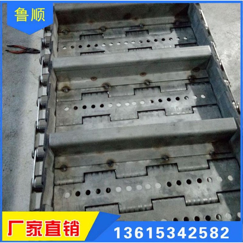 不锈钢平板输送带 耐热金属v板式输送带 J打孔透气输送链板加工制