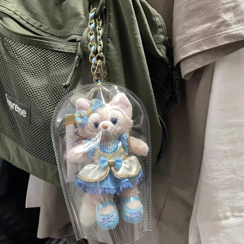 娃娃雨衣外套拉布星露贝儿挂件保护套防尘PVC透明袋