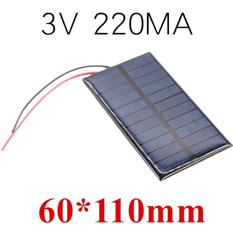 60*110mm带线太阳能电池板太阳能