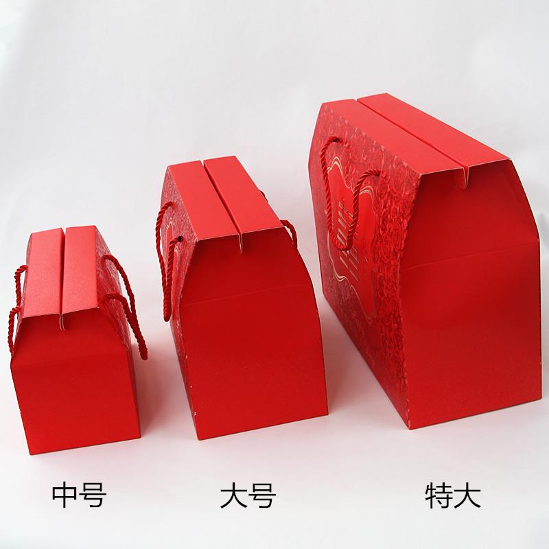 盒婚礼喜糖盒婚宴回礼大号礼品盒喜饼礼物盒创意婚庆手提糖果盒