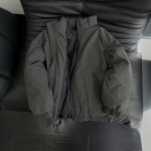 美式工装防水加厚保暖棉服男款秋冬高级感短款棉衣外套冬装面包服