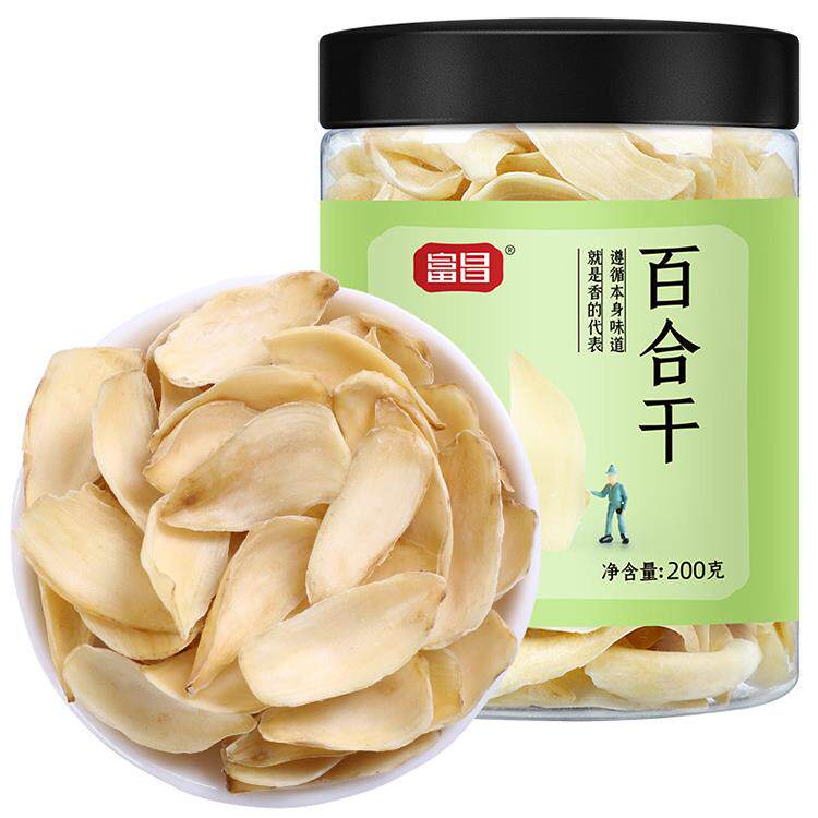 莲子羹富昌百合干200g食用新鲜干货特产农家鲜百合花干百合片