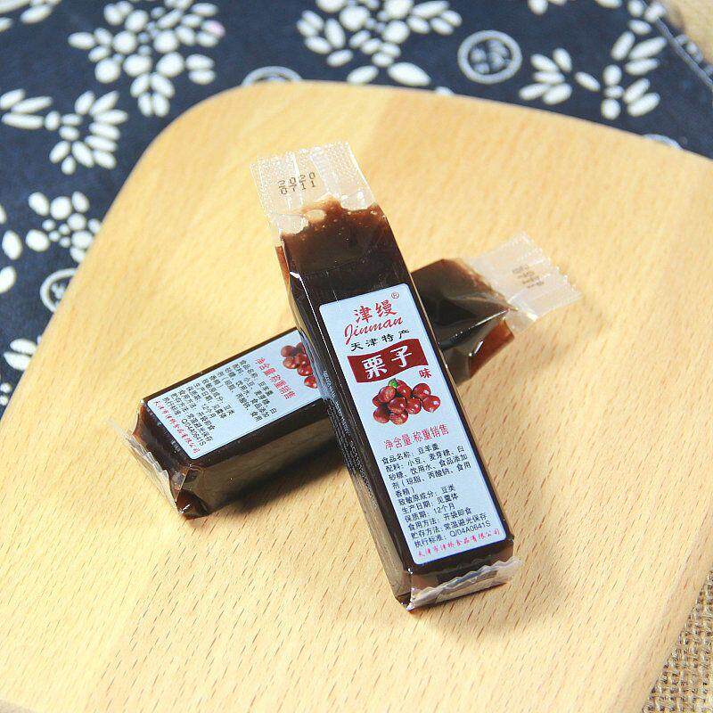 新货豆羊羹栗羊羹天津特产多口味豆羊羹栗羊羹12个约420g栗子