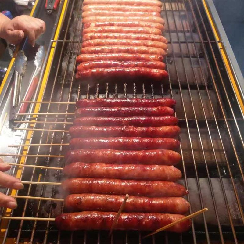 新货包邮儿童鲜肉香肠台湾风味纯手工士林大香肠火山石烤肠猪