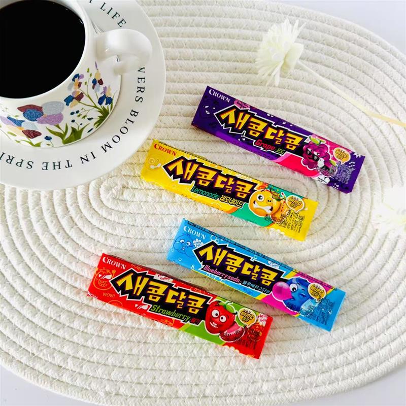 新货ROSE韩国克丽安酸甜水果软糖草莓葡萄柠檬桃子蓝莓糖果