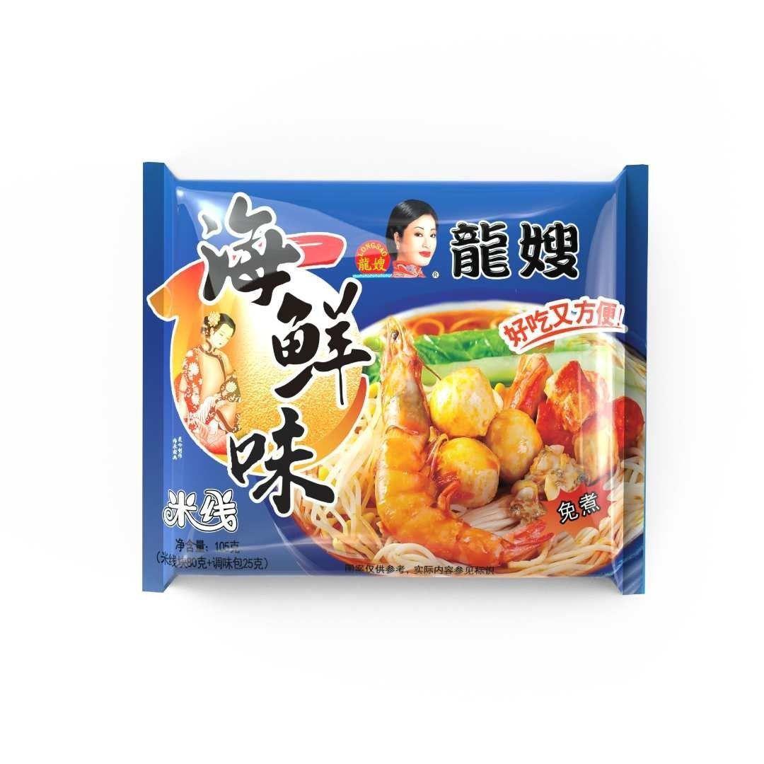 酸辣速食米线龙嫂米线香菇红烧麻辣酸辣米线速食食品麻辣米粉袋装