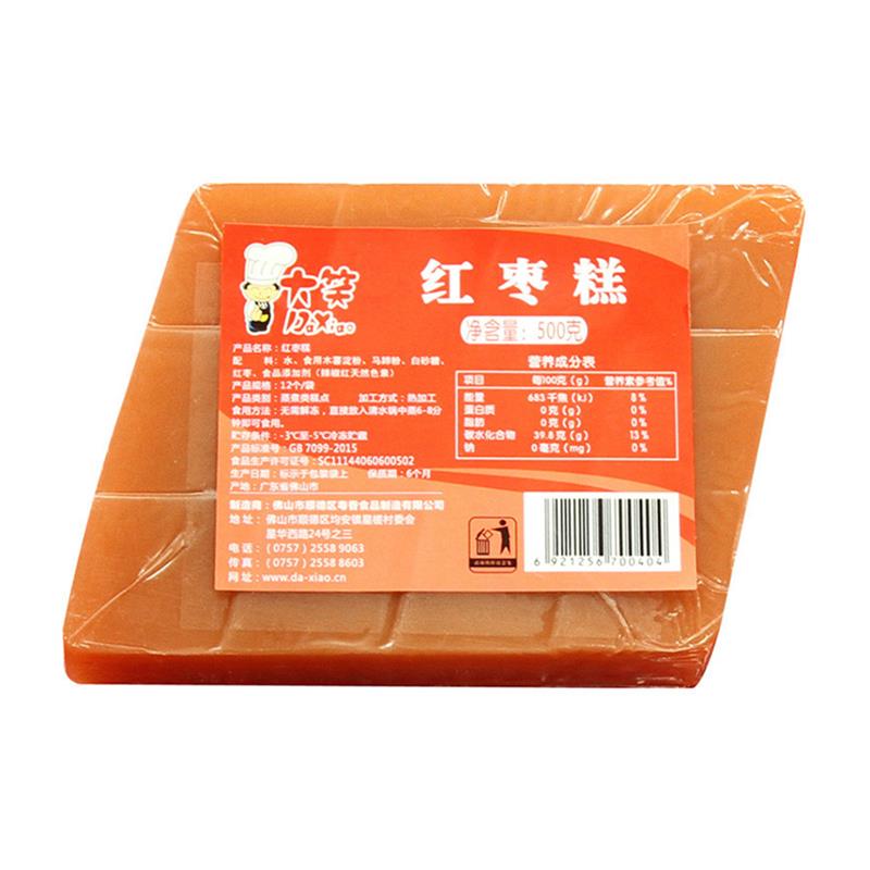 新货红枣糕红枣糕手工广式点心1斤装12块半成品酒店早点糕点