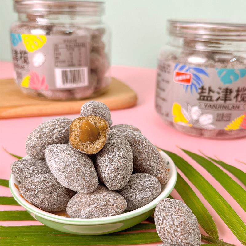 姗姗物语盐津橄榄罐装潮汕特产甘草橄榄蜜饯果干凉果梅子零食小吃