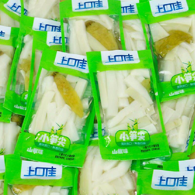 上口佳笋尖脆笋500克泡椒重庆山椒特产零食竹笋片即食小包装休闲