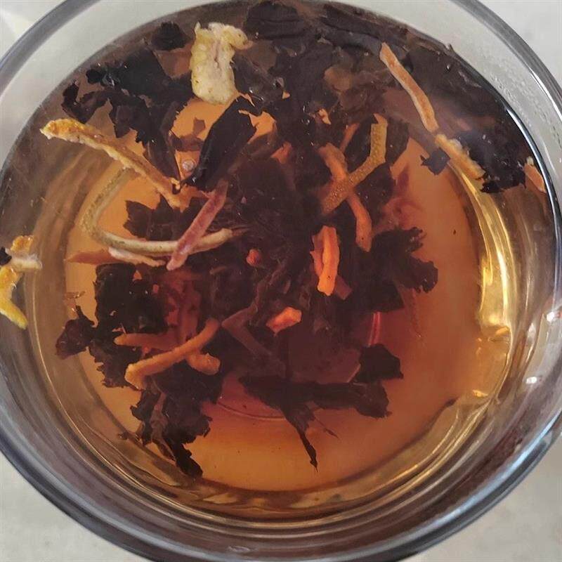 陈皮普洱茶新会老陈皮陈年云南古树熟茶饼小沱茶250g500g散装