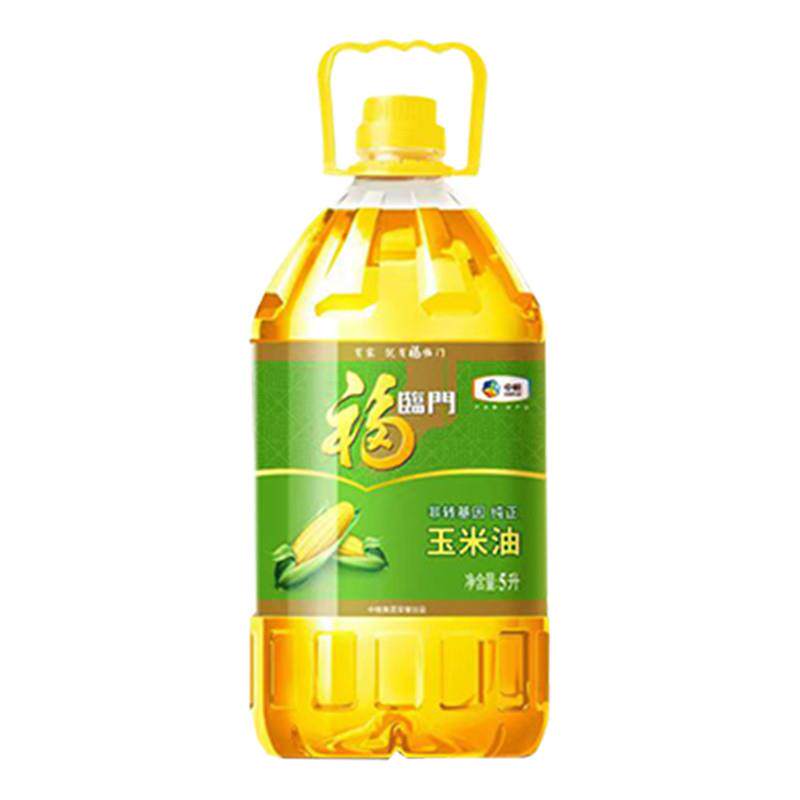 新货中粮玉米油5L大桶非转