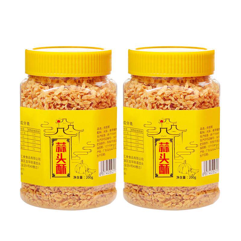 潮汕炸蒜蓉酥蒜头酥油蒜粒商用调料蒜蓉酱烧烤茄子小龙虾生蚝汤粉