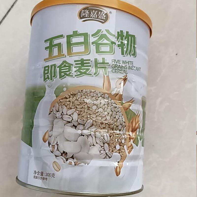 新货隆嘉盛五白谷物即食麦