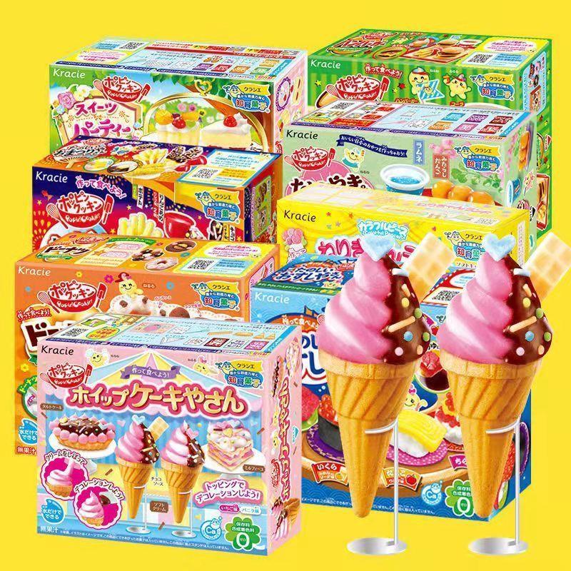 新货日本食玩大礼包可食糖果小林玲伶套装手工DIY儿童玩具
