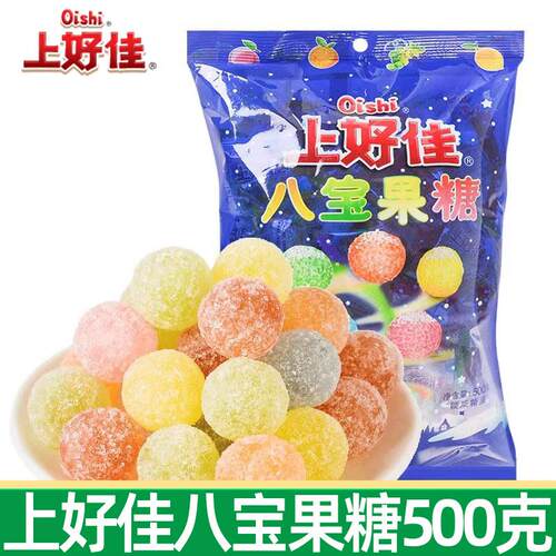 新货八宝果糖500g什锦硬糖