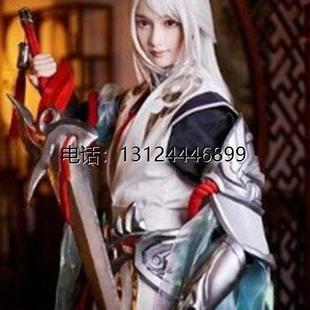现货cosplay服装王者荣耀cos凤求凰李白腰甲道具cos服装大全套