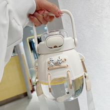 水杯女超大容量2000ml带吸管大肚水壶2024新款玻璃高颜值泡茶杯子