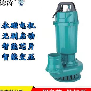 德涛船用12v直流微型潜水泵24v不锈钢直流泵60V48v通用家用抽水泵