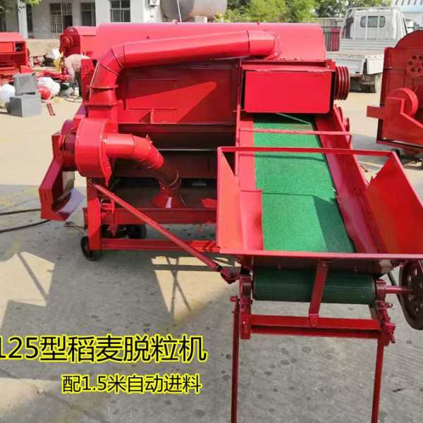 江苏米业水稻头脱粒机自动进料粱打粒机农用苦豆子脱粒机打麦机