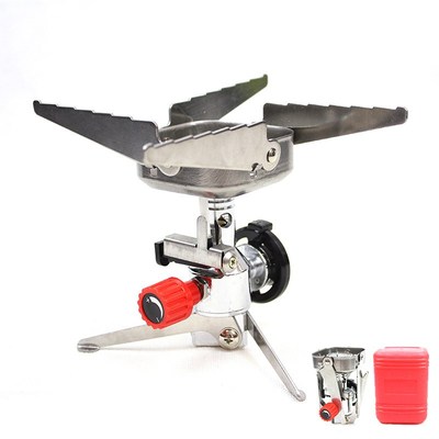 新款便携气炉户外炉头登山钓鱼野营炉头 长气罐电子打火 防风炉头