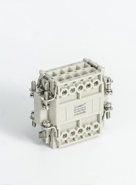 SMICO厂家直销 矩形防水重载连接器HA-010-F公母对插航空插头系列