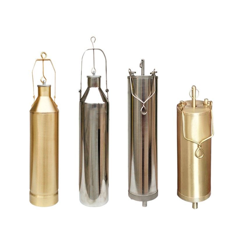 取样器铜制采样桶500ml底部采样器石油化工油品油样不锈钢取样桶