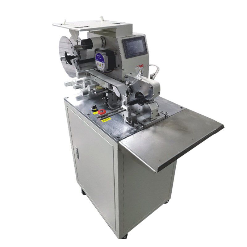 打印包卷贴标机线材不动实时打印缠绕贴标签机 线材电缆卷标机