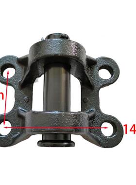 东风天龙天津大力神卡车后挂车钩牵引钩改装通用后四孔引脚牵引钩