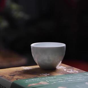 青瓷葫芦茶杯 大鱼美器 景德镇手工雕刻功夫陶瓷茶杯主人杯小茶