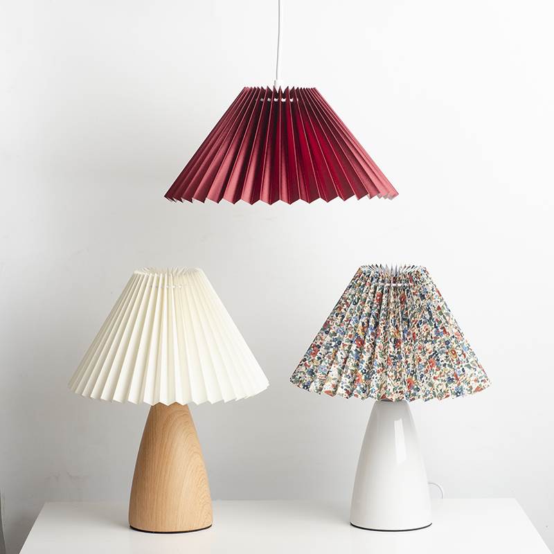 百褶灯罩布艺布罩台灯落地灯餐吊灯酒店工程灯饰灯饰灯具配件DIY