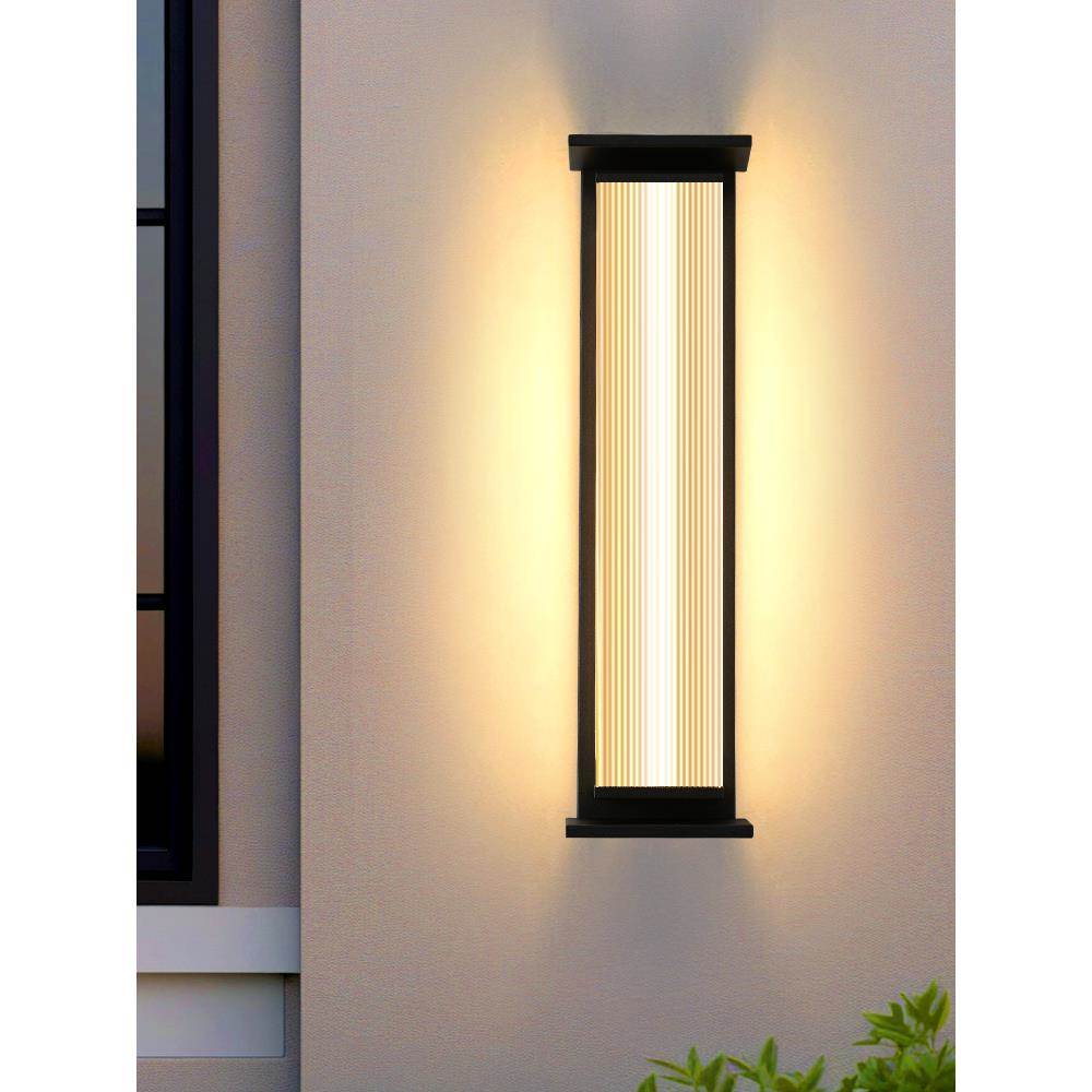 户外防水壁灯现代户外庭院花园别墅露台门两侧超亮照明壁灯