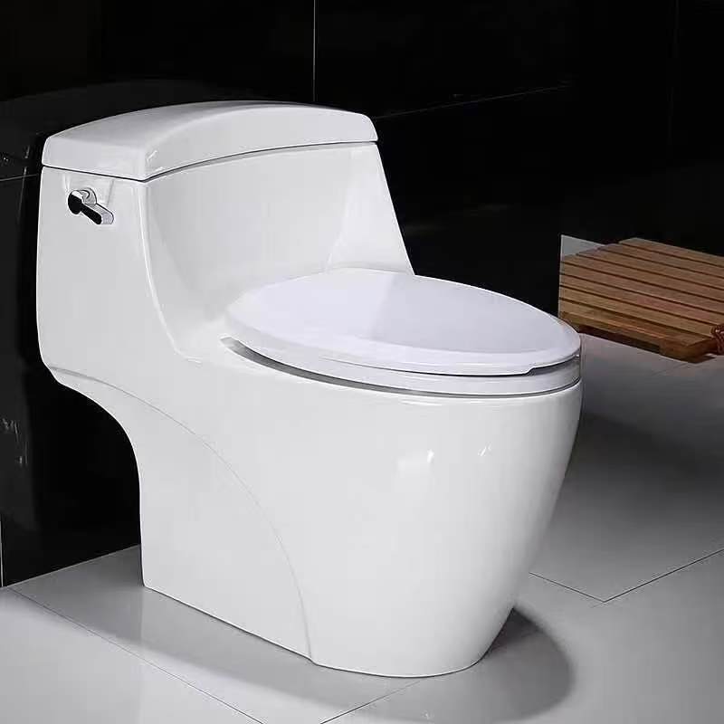 出口欧美大冲力侧按式马桶陶瓷抽 水节水喷射虹吸家用坐便器卫生