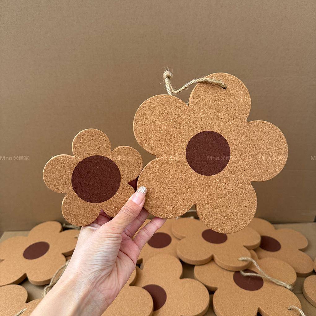 ins风·家用花朵隔热垫 餐桌垫碗垫防烫软木餐垫杯垫锅垫菜垫茶壶