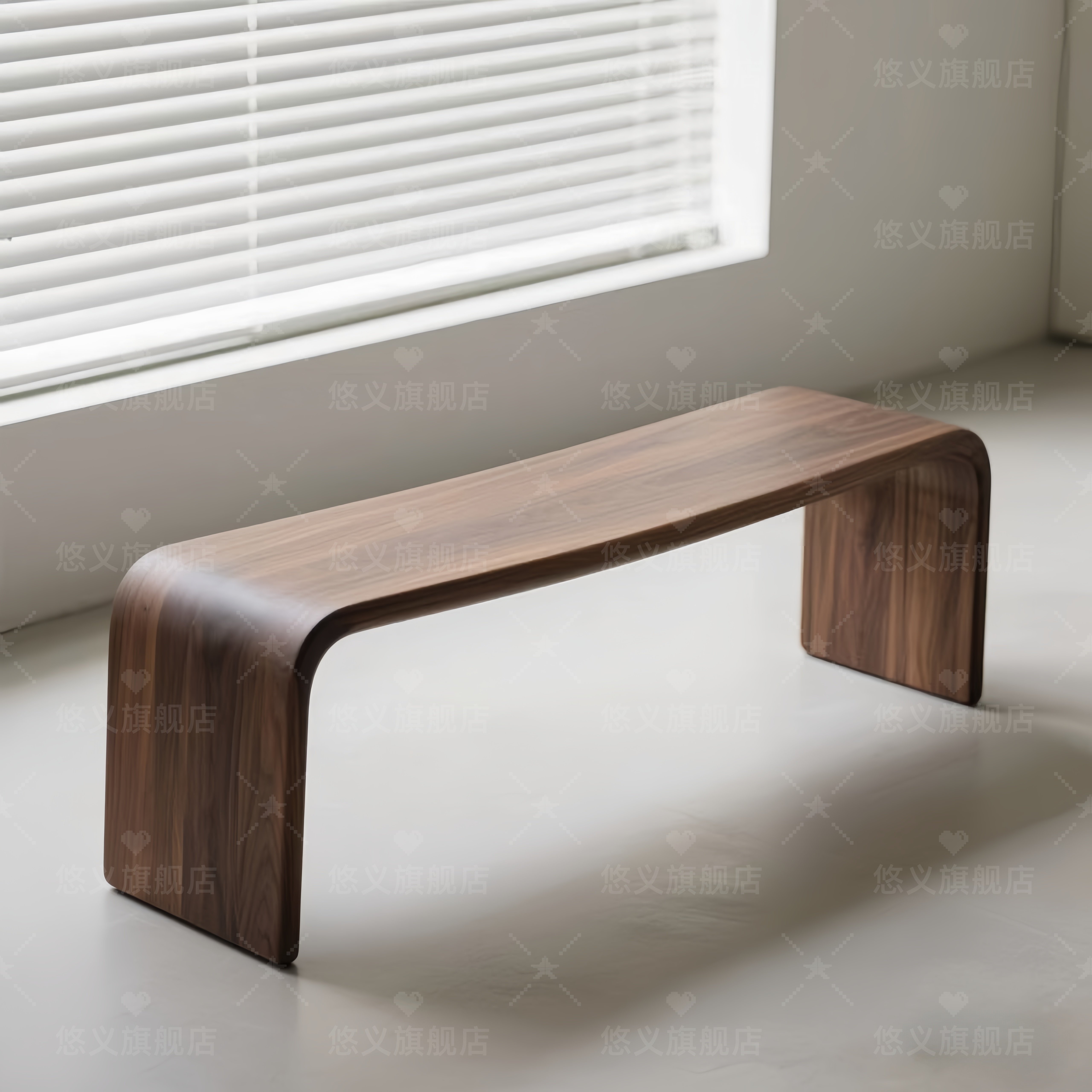 北欧实木长条凳家用北美黑胡桃木长条餐凳客厅原木床尾凳换鞋凳,住宅家具,床尾凳/长凳,淘宝优惠券,粉丝福利购,淘宝优惠卷