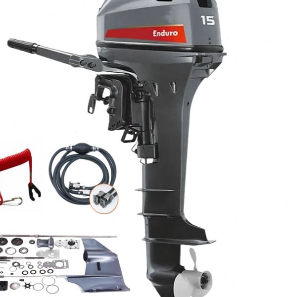 Look here!2 stroke 15hp long shaft outboard engine compatibl