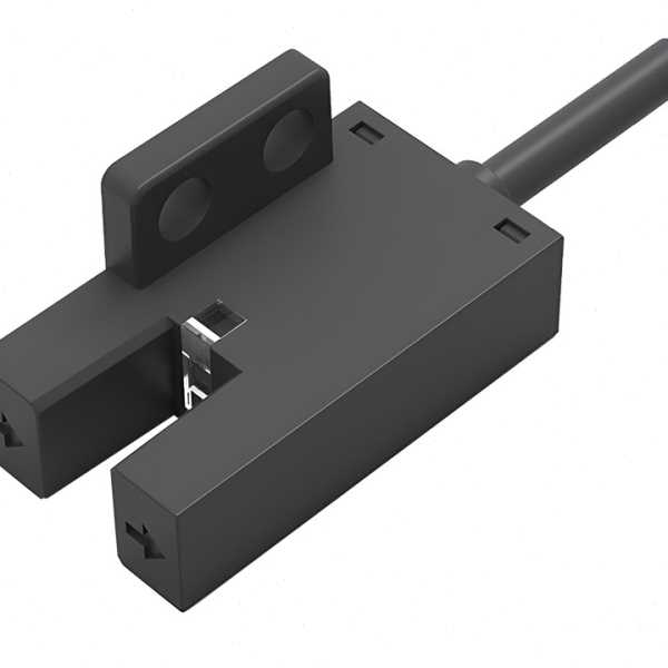 明治槽型传感器 光电传感器 对射红外光电开关感应槽型传感器带线