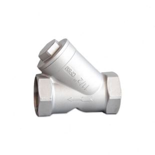 316不锈钢管道过滤器 供应4分6分内螺纹水暖配件Y型丝扣过滤器304