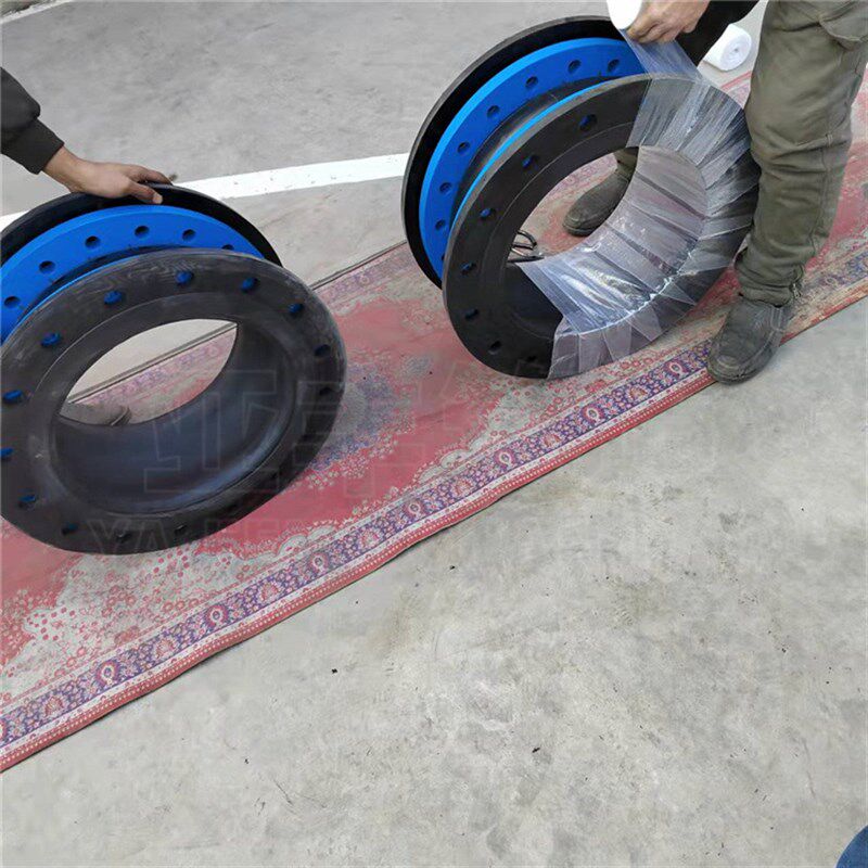 大翻边橡胶软接头 三元乙丙球体耐腐蚀耐油  DN600高压橡胶软接头