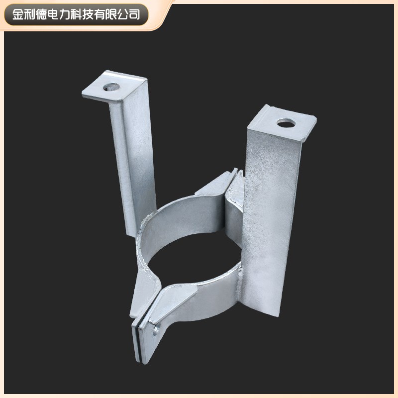 高普 热镀锌 角钢 q235 电力连接 单杆顶抱箍 双顶双抱 60X6X190