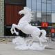 2026新年春节生肖吉祥物马雕塑大玻璃钢户外小区门口落地装 饰摆件