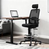 Chair 搜椅子高脚电脑椅护腰高升降人体工学加高办公椅吧台椅