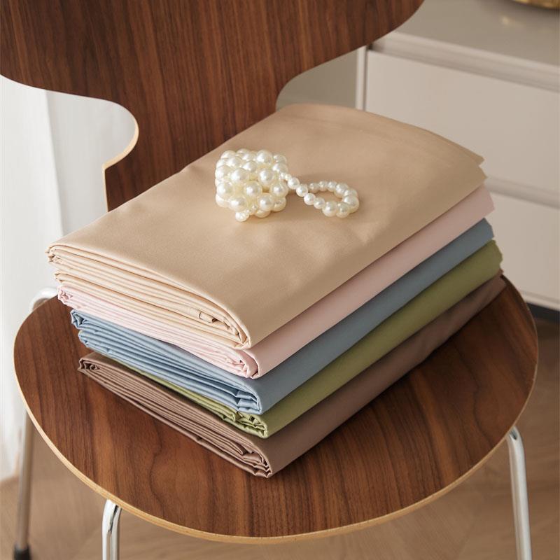 100支长绒棉磨毛纯色床单单件床垫保护套床罩褥子套秋冬保暖1.8米