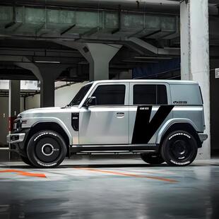 适用于ICARV23车贴拉花 icar03 车身改装贴纸机盖侧裙贴纸