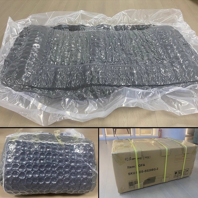 真空压缩豆腐块沙发灯芯绒布艺沙发客厅中古风直排意式极简可拆洗