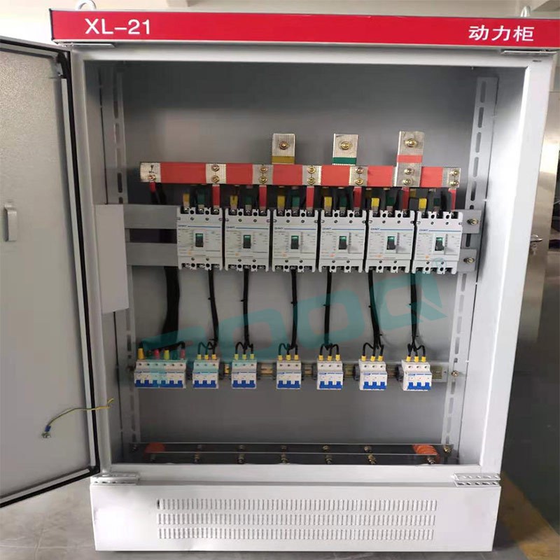 卢格供应低压动力配电柜XL-21熔断型三相四线配电箱成套电气设备