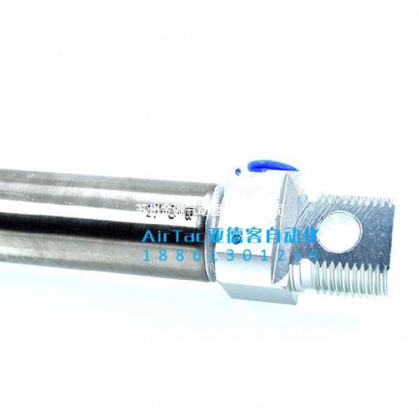 亚德客不锈钢迷你气缸MIC25*25*50*75*100*125*150*175*200*300-S